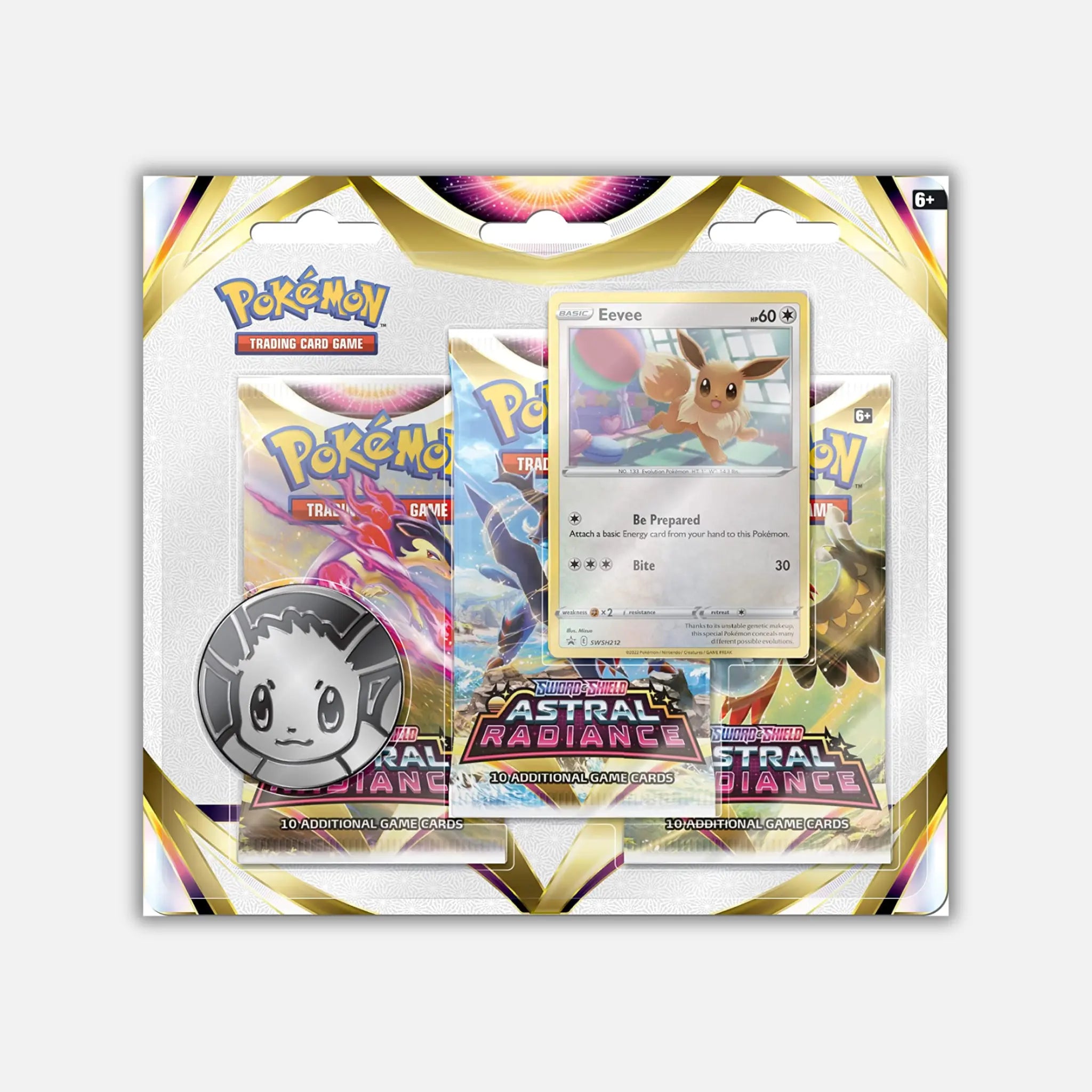 Pokemon Astral Radiance: Eevee 3-Pack Blister