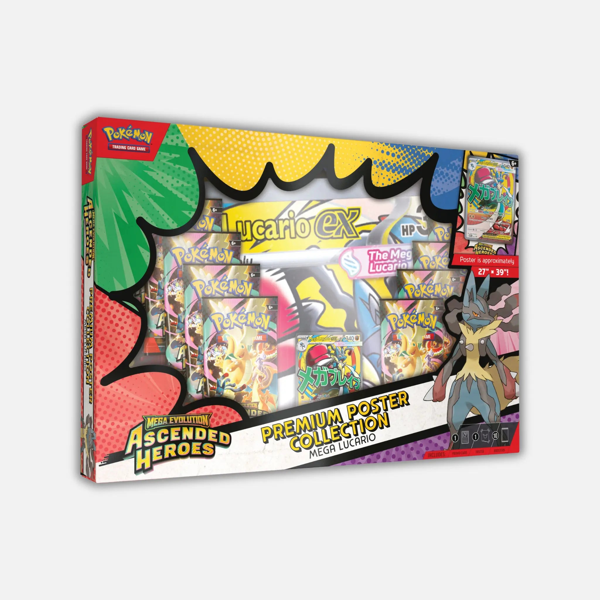 Pokemon Ascended Heroes Premium Poster Collection Lucario PREDNARUDŽBA