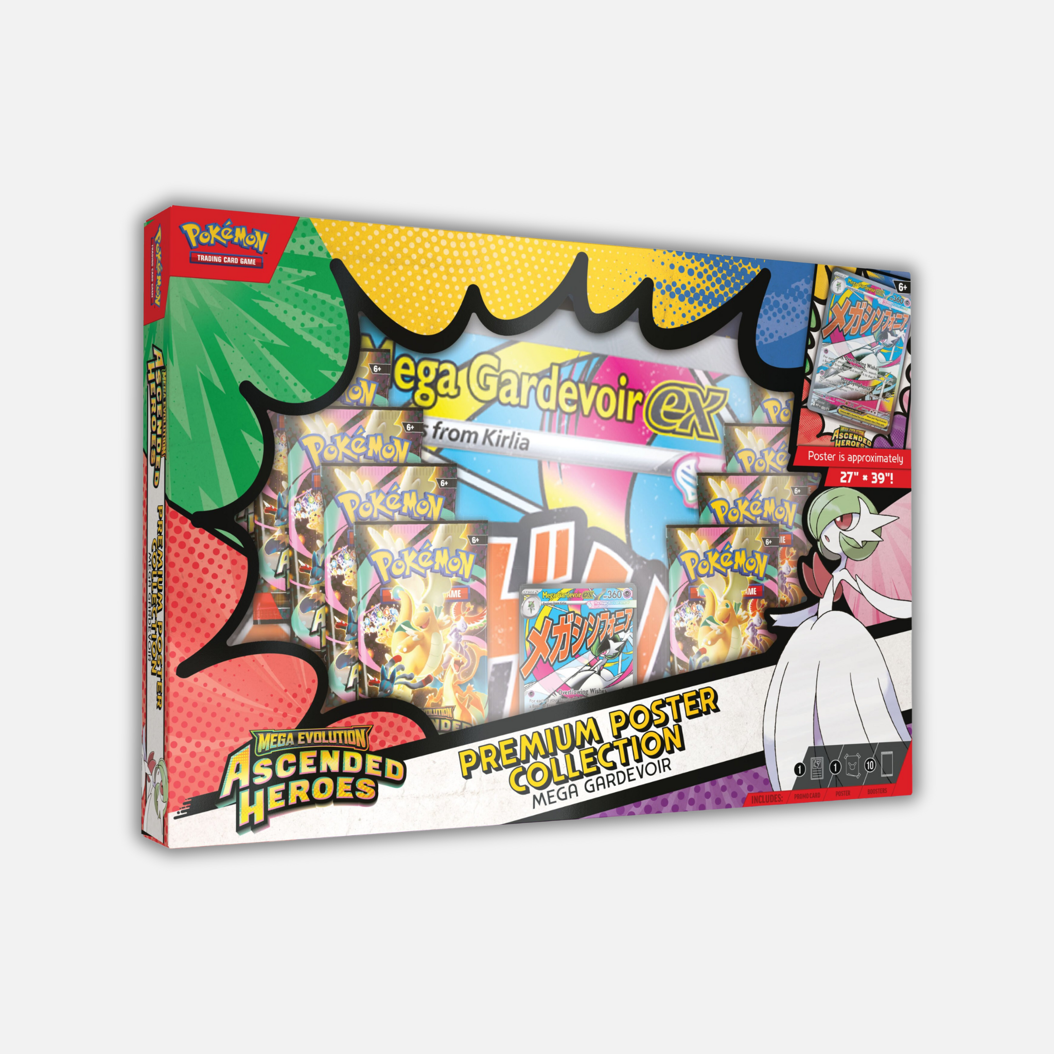 Pokemon Ascended Heroes Premium Poster Collection Gardevoir PREDNARUDŽBA