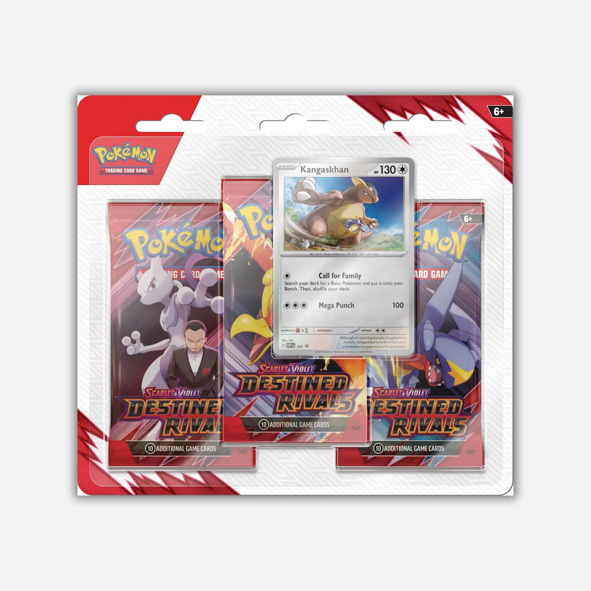 Destined Rivals: Kangaskhan 3-Pack Blister