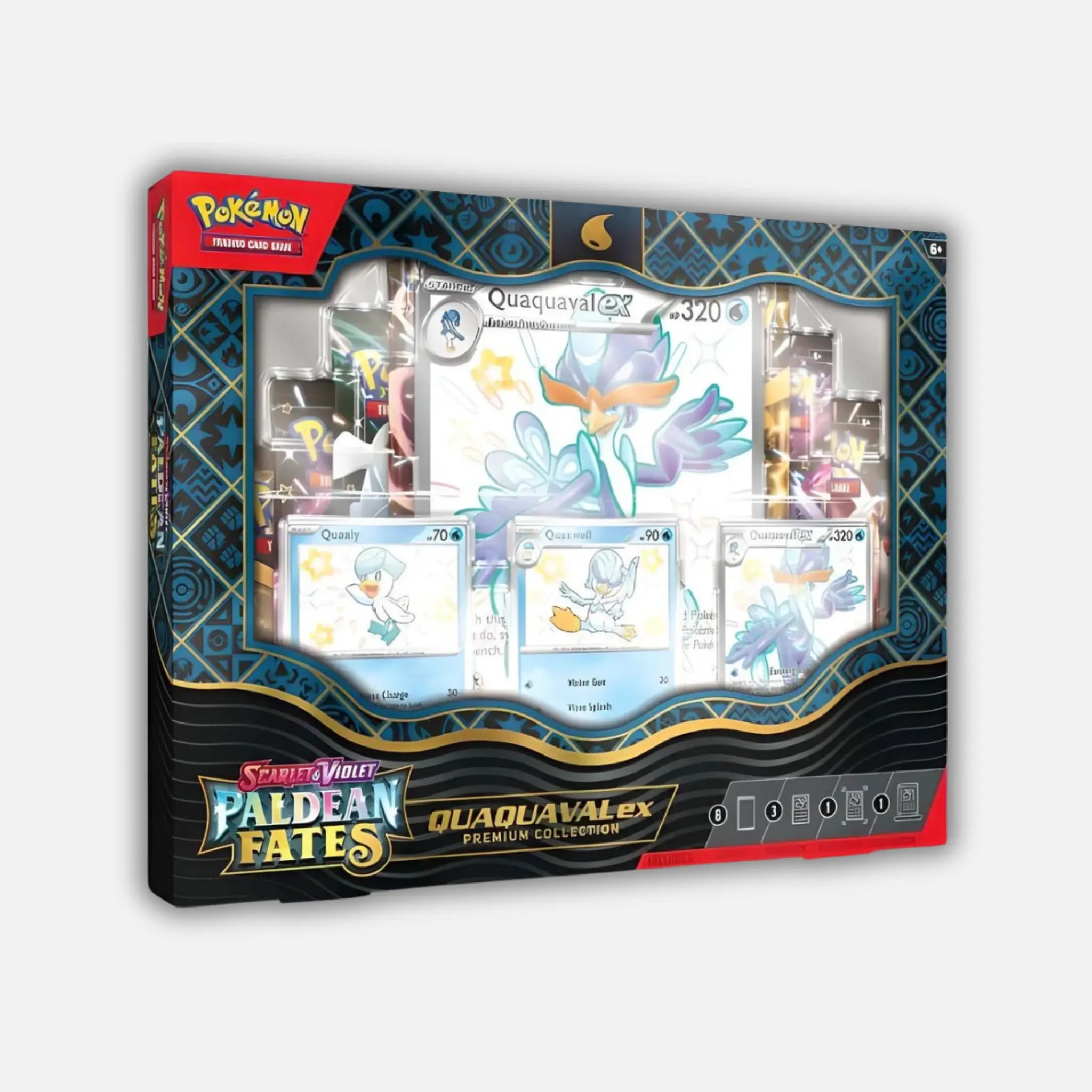 Pokemon Paldean Fates Quaquaval ex Premium Collection