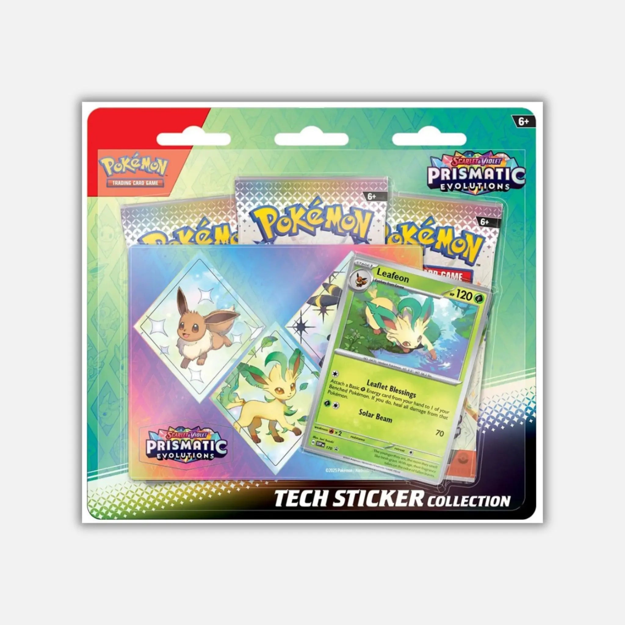 Prismatic Evolutions: Leafeon Tech Sticker Collection