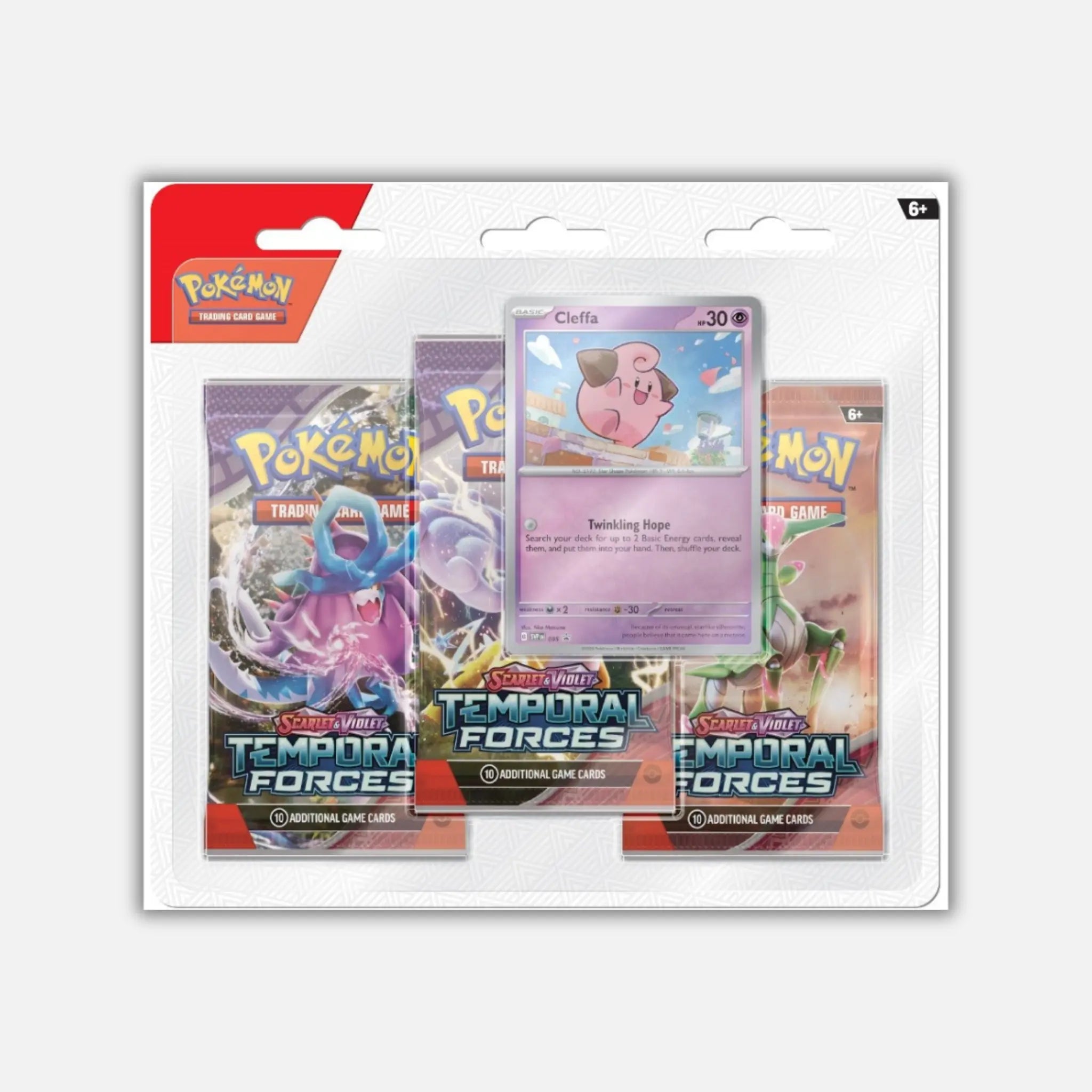 Temporal Forces: Cleffa 3-Pack Blister