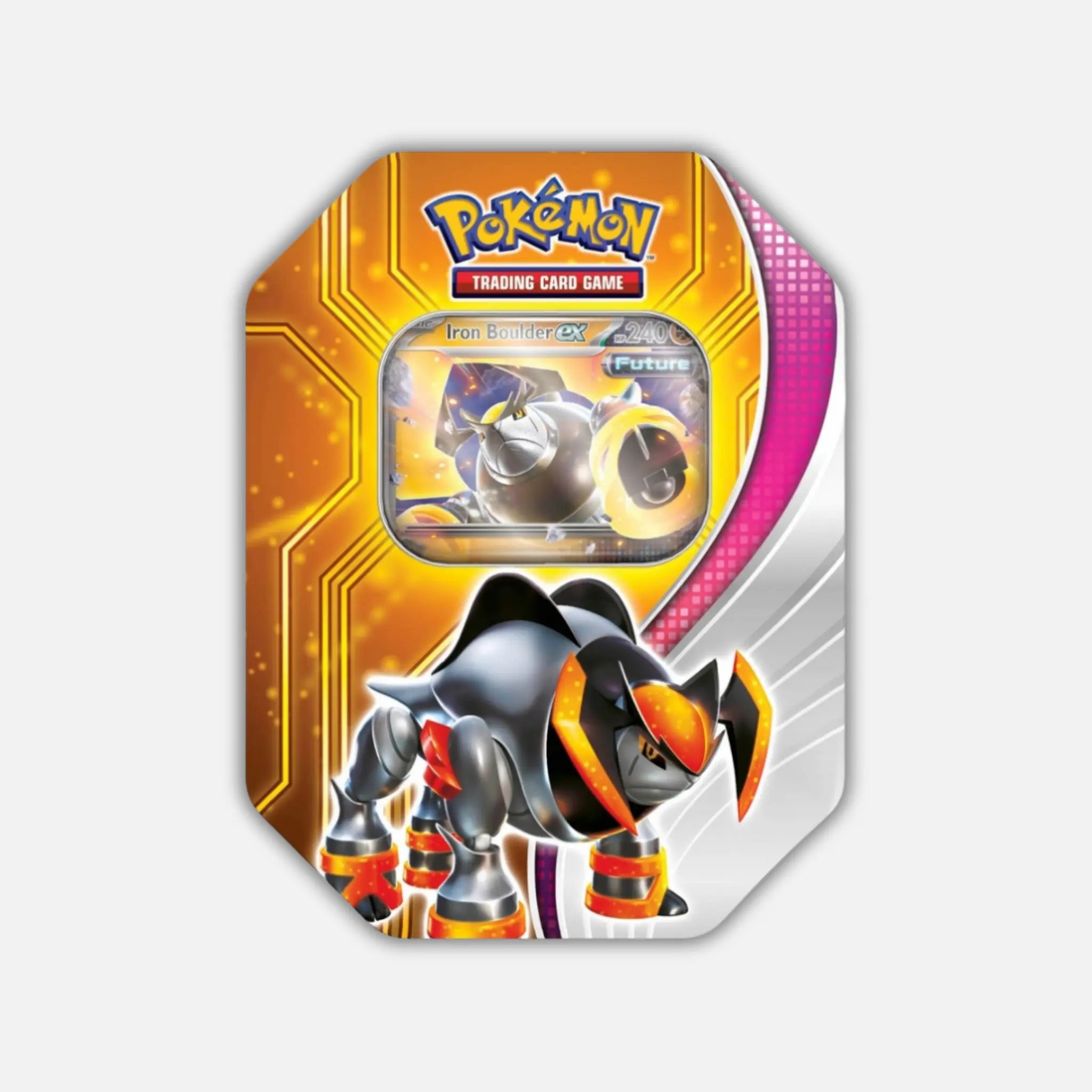 Pokemon Paradox Destinies Tin (Iron Boulder ex)