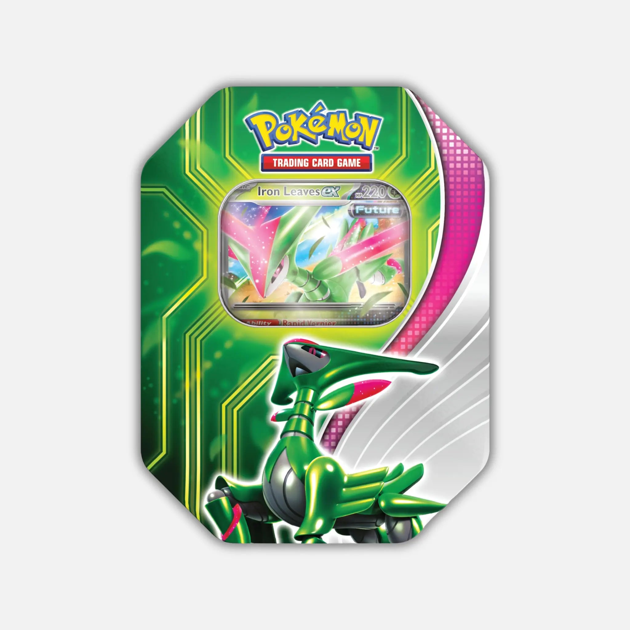 Pokemon Paradox Destinies Tin (Iron Leaves ex)