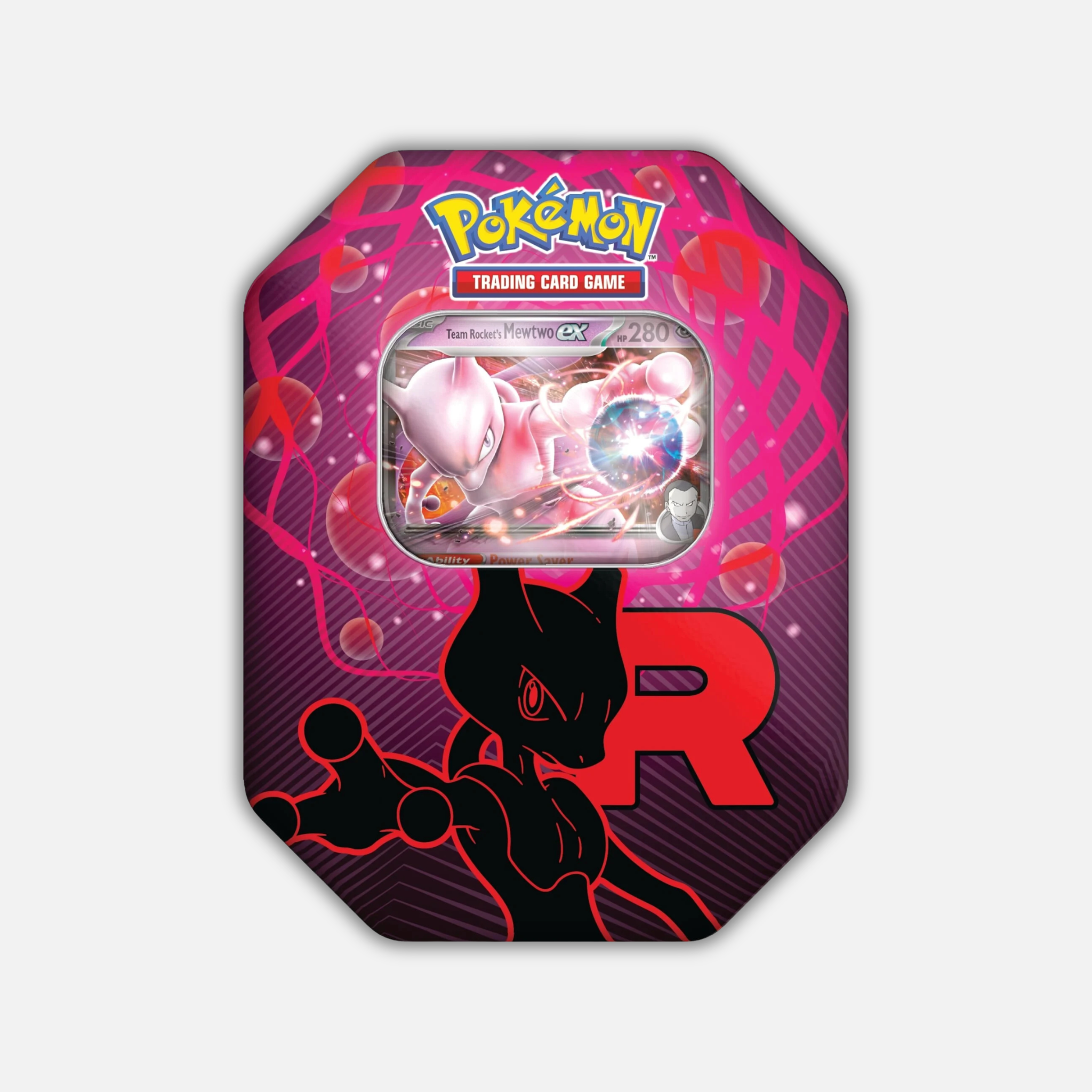 Pokemon Team Rocket's Mewtwo ex Tin