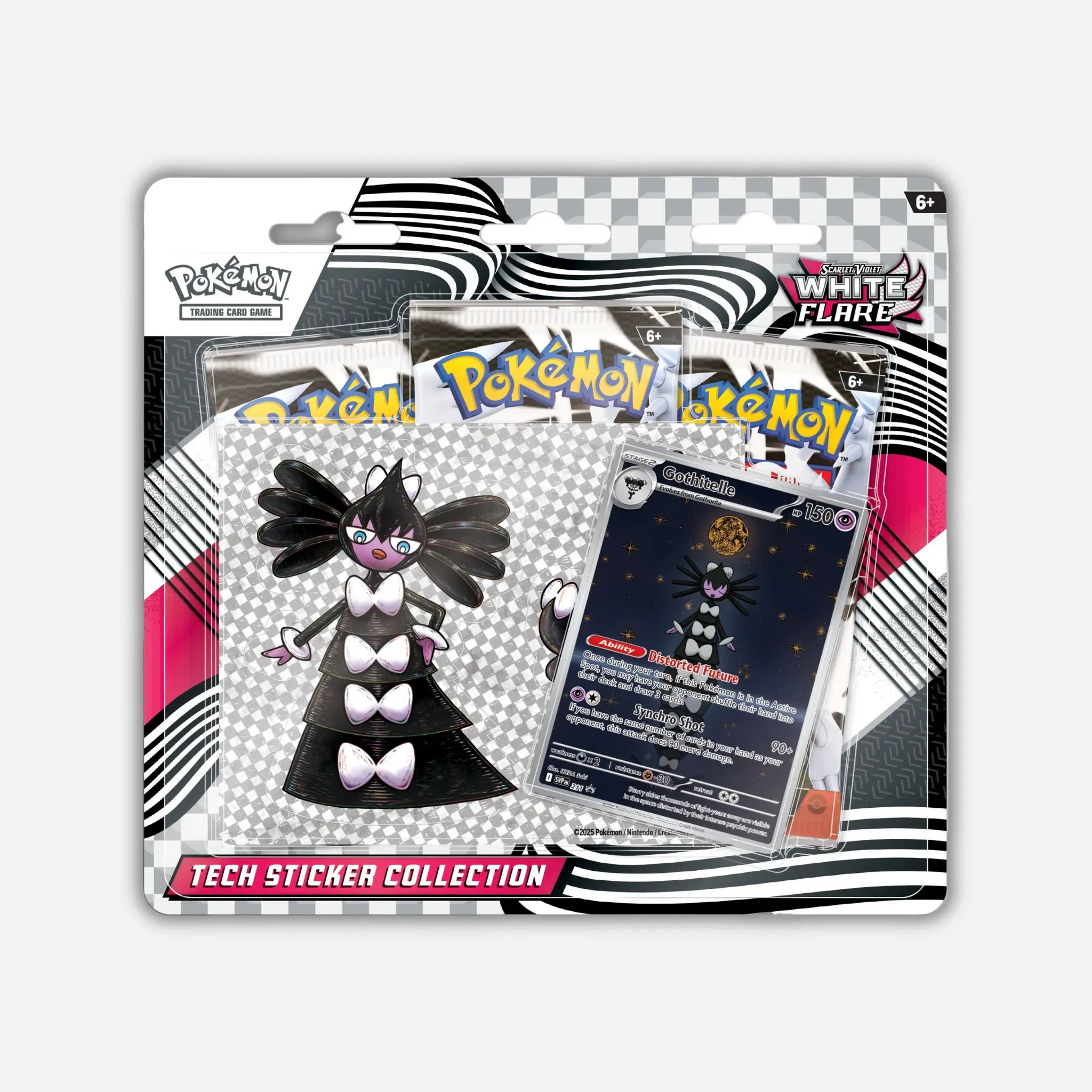 Pokemon White Flare: 3-Pack Tech Sticker Collection